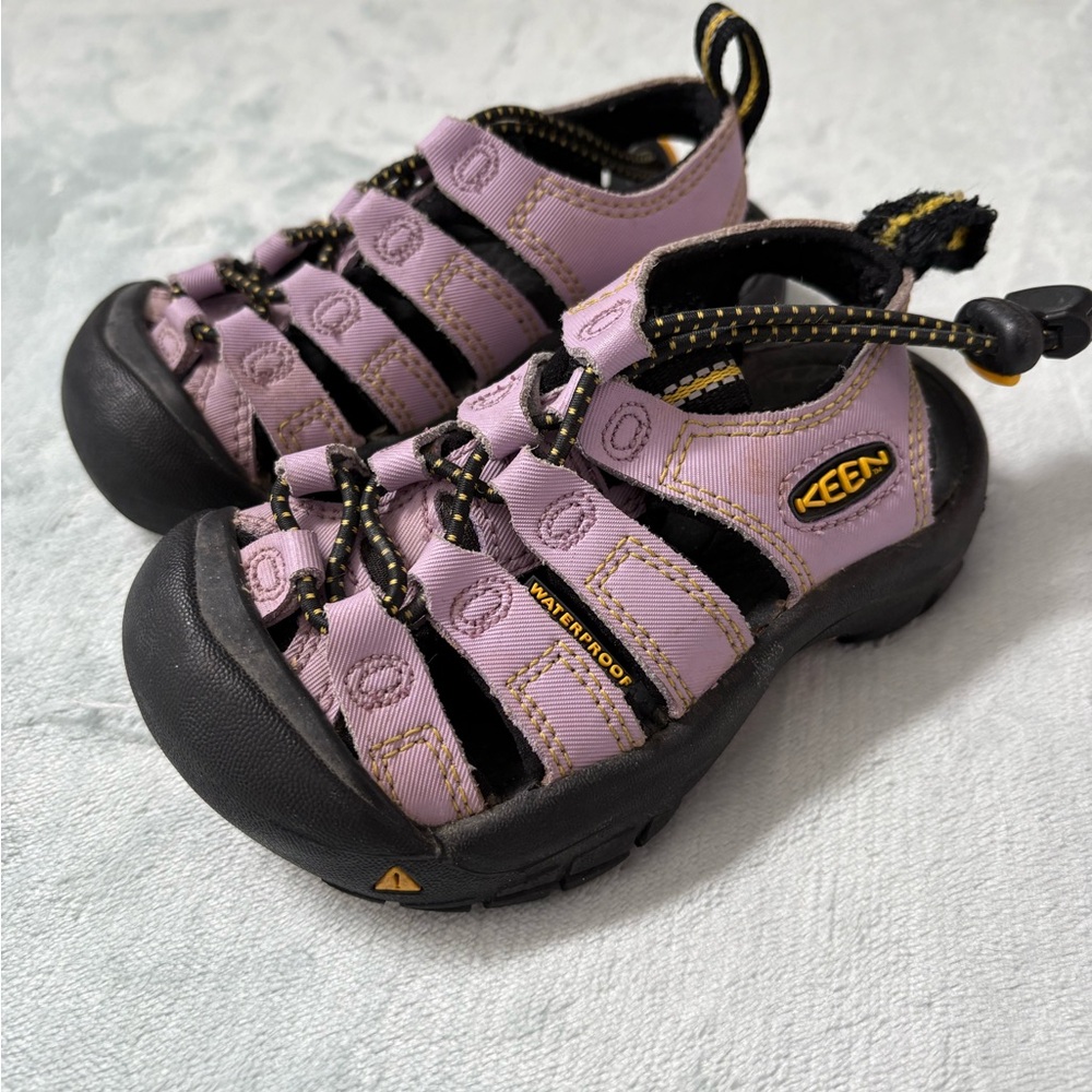 Keen Purple and Black Outdoor Sandals with Protective Toe Cap
